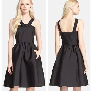 NWT Kate Spade Pave Trim Fit And Flare Bow Dress